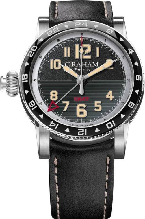 Review Replica Watch Graham Fortress GMT Black Dial 2FOBC.B02A